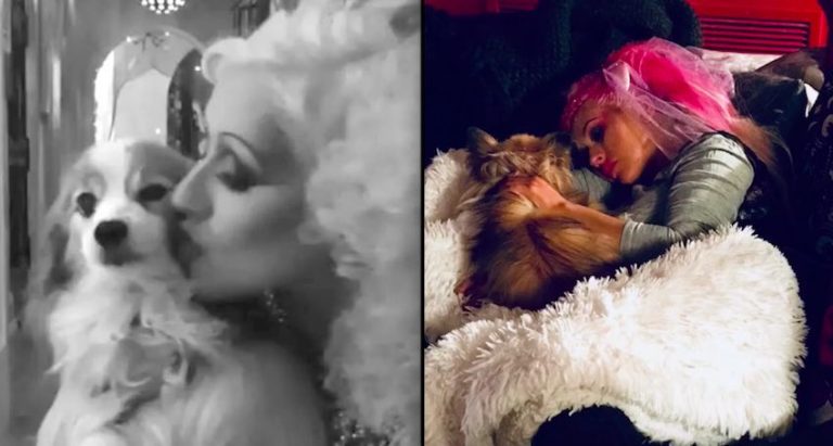 Christina Aguilera says goodbye to dog Stinky