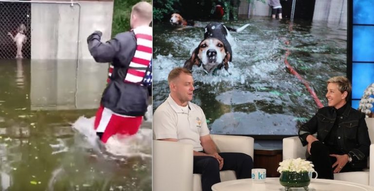 Ellen Degeneres Surprises Hurricane Florence Dog Rescuer