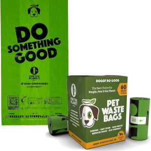 Doggy Poop Bags | Dog Waste Bags | Unscented, 38% Vegetable-Based