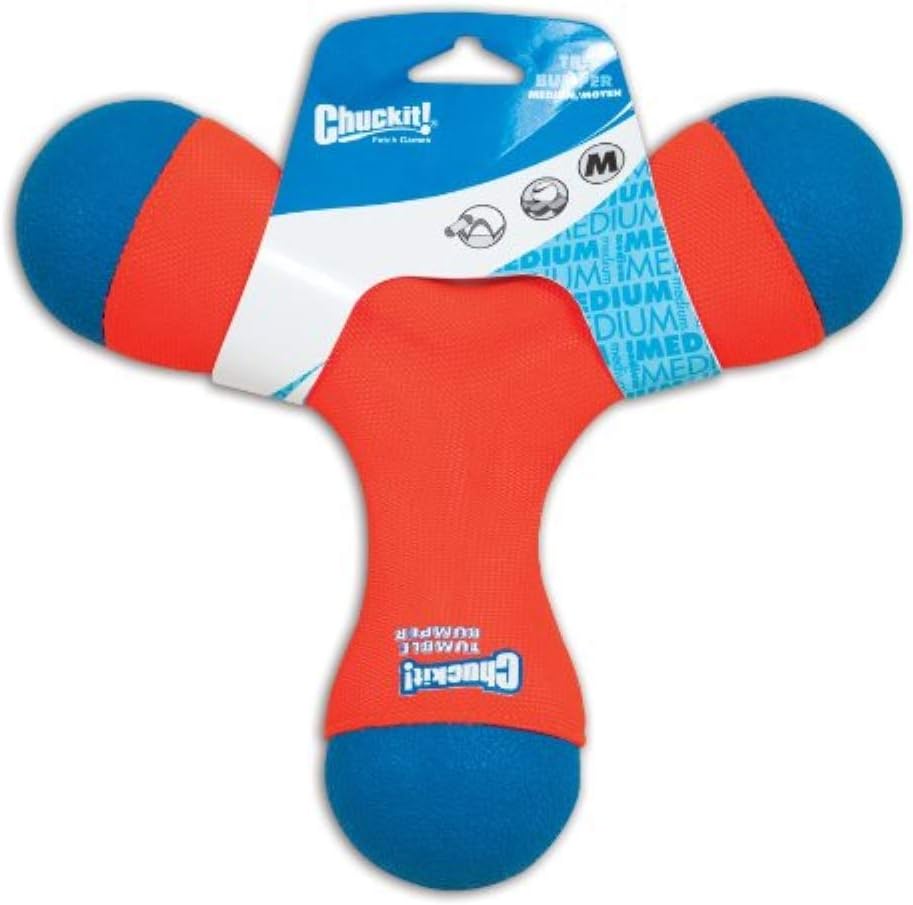 Chuckit! Amphibious Tri-Bumper Fetch Dog Toy, Medium - Image 5