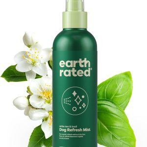 Earth Rated Dog Deodorizing Spray White Tea & Basil Scent, 8 oz.