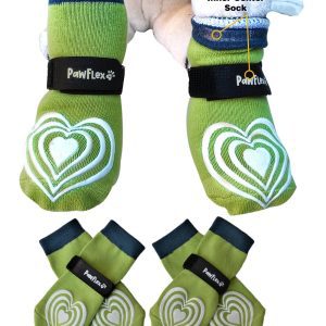 PawFlex Medical Therapeutic Double Sided Non-Slip Cotton Dog Long Socks