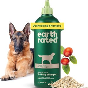 Earth Rated 3-in-1 Deshedding Dog Shampoo and Conditioner