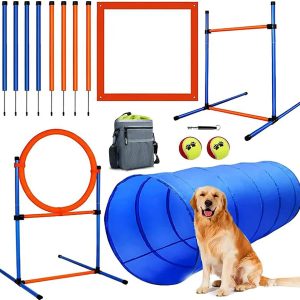JMMPOO 60-Piece Dog Agility Training Set