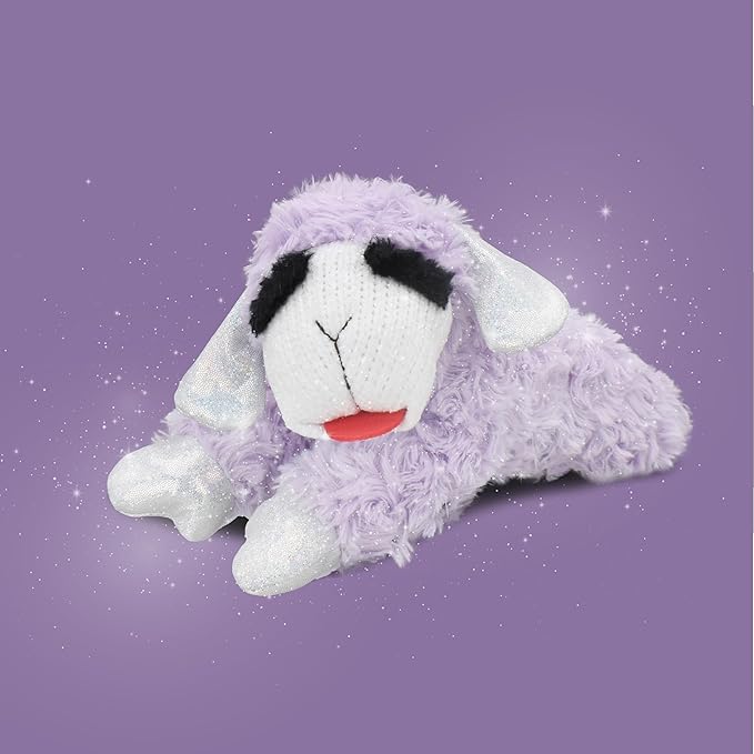 Multipet Limited Edition Lamb Chop 30th Anniversary Dog Toy with Lavender Body - Image 2