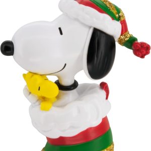 Hallmark Peanuts Snoopy and Woodstock in Stocking Christmas Ornament