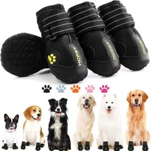 Hcpet Waterproof Dog Boots and Paw Protectors