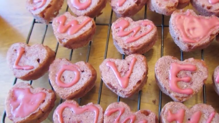 Valentine's pupcake recipe