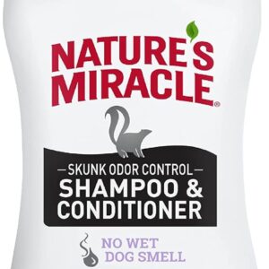 Nature's Miracle Skunk Odor Control Shampoo & Conditioner Lavender Scent